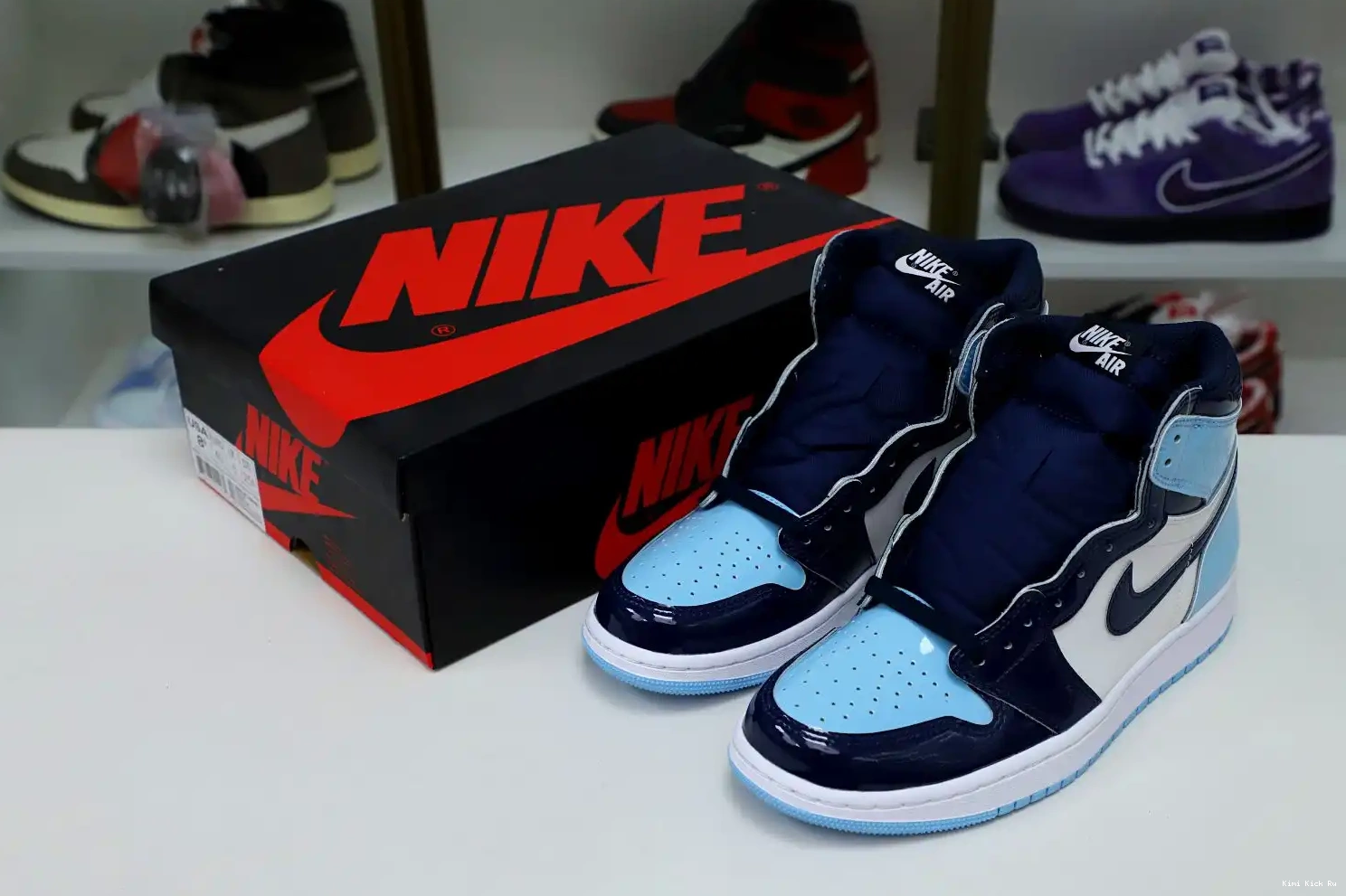 WMNS CHILL' RETRO JORDAN 1 'BLUE OG Kimikick HIGH AIR 0714